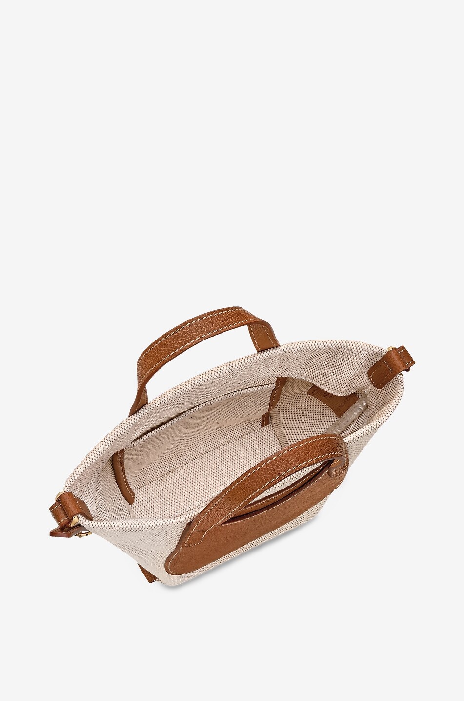 LONGCHAMP Sac à bandoulière en toile et cuir Complice S Femme MARRON 5