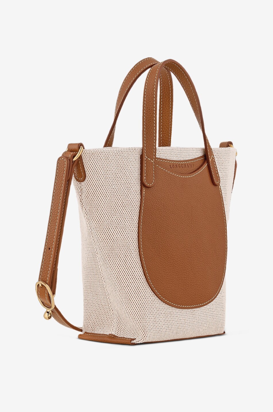 LONGCHAMP Sac à bandoulière en toile et cuir Complice S Femme MARRON 2