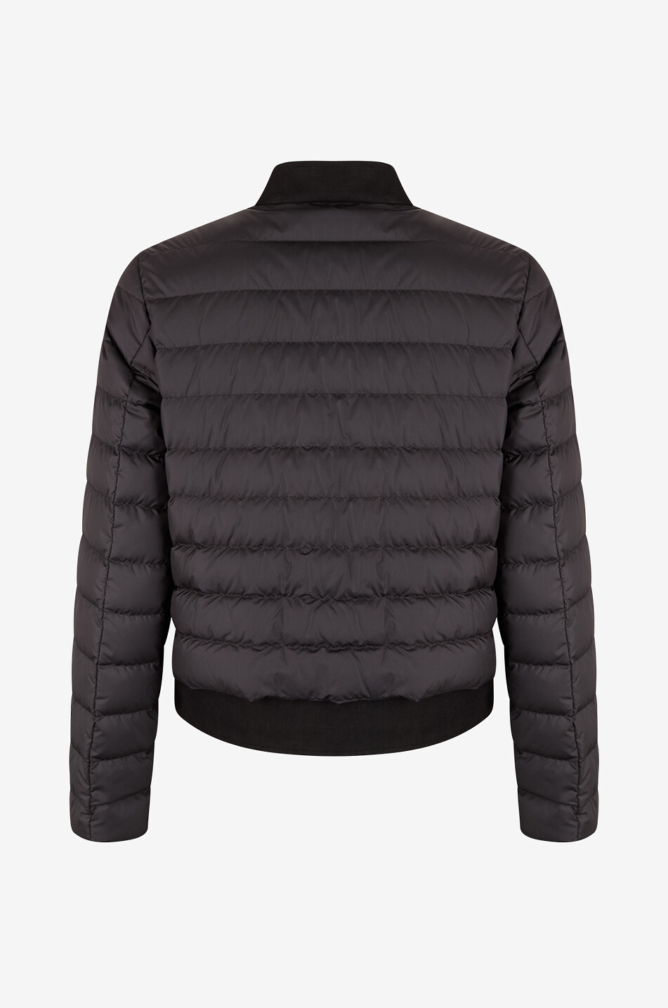 MONCLER Doudoune courte en nylon à détails en sergé Juju Femme NOIR 2