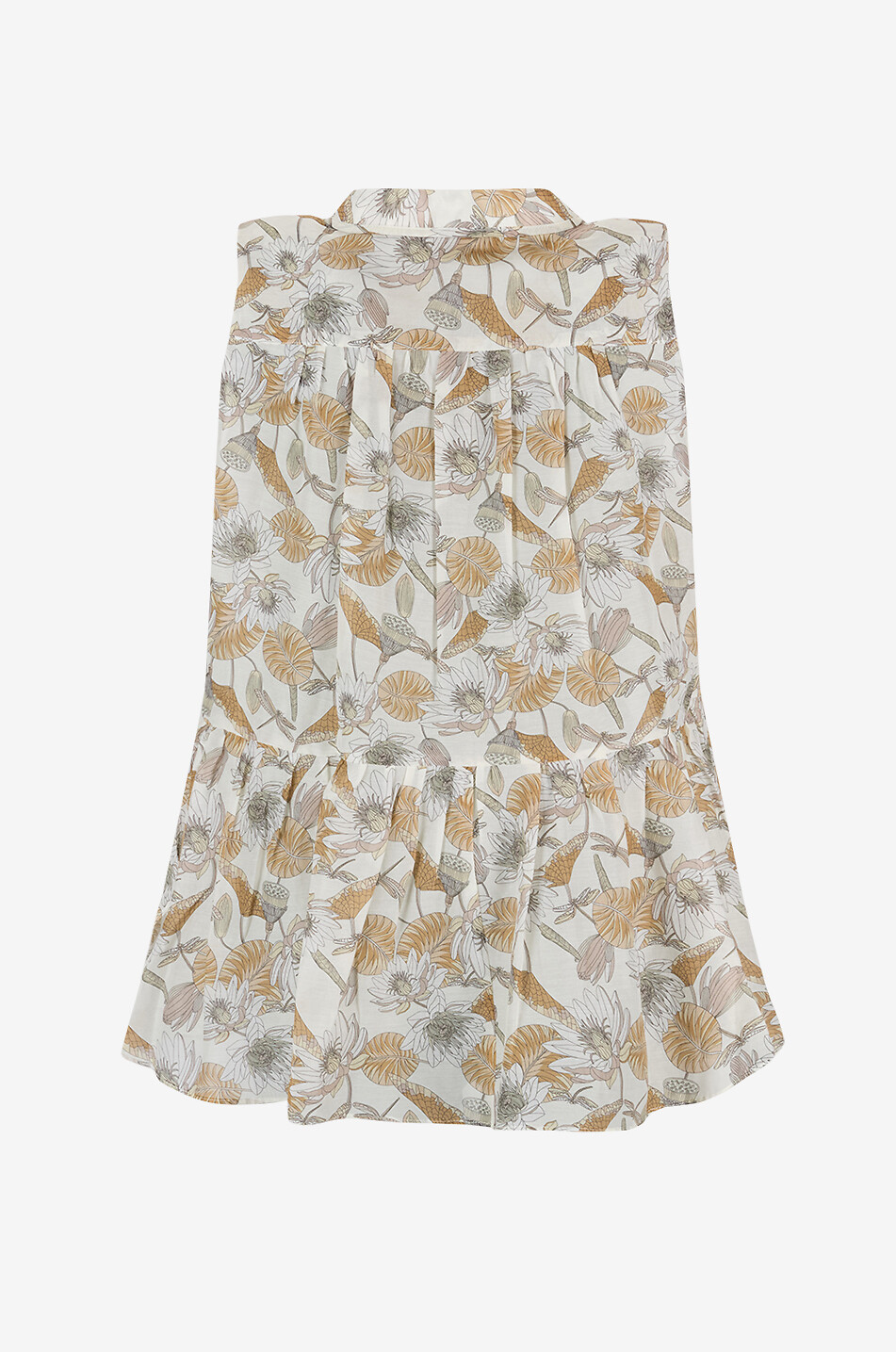 HEMISPHERE Top sans manches en coton et soie fleuri Luzi Femme MULTICOLORE 2