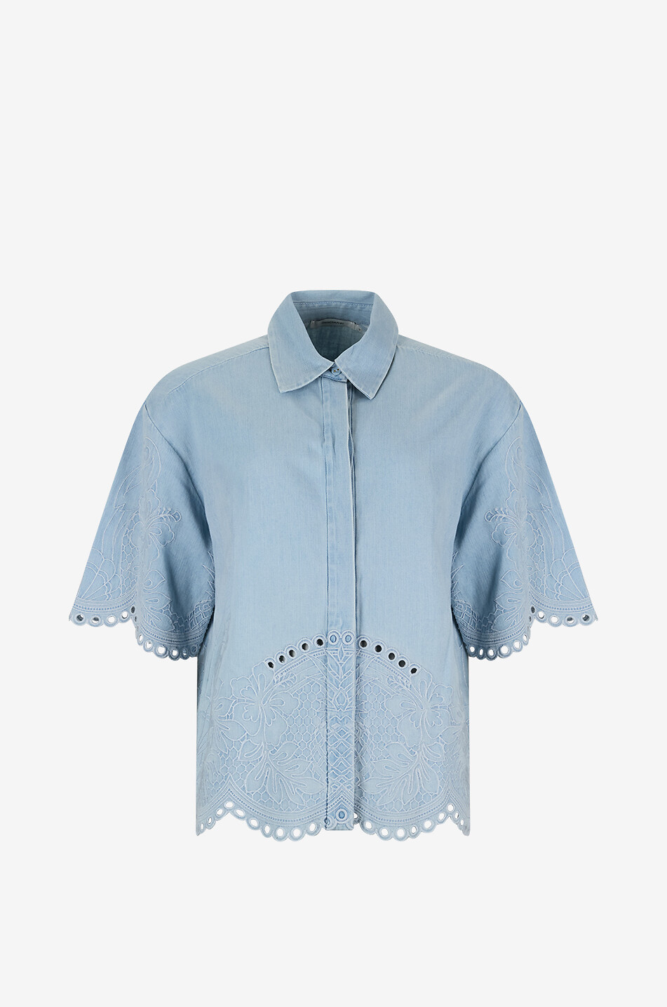 Hemd aus Baumwolle mit ausgestellten Ärmeln Daylight