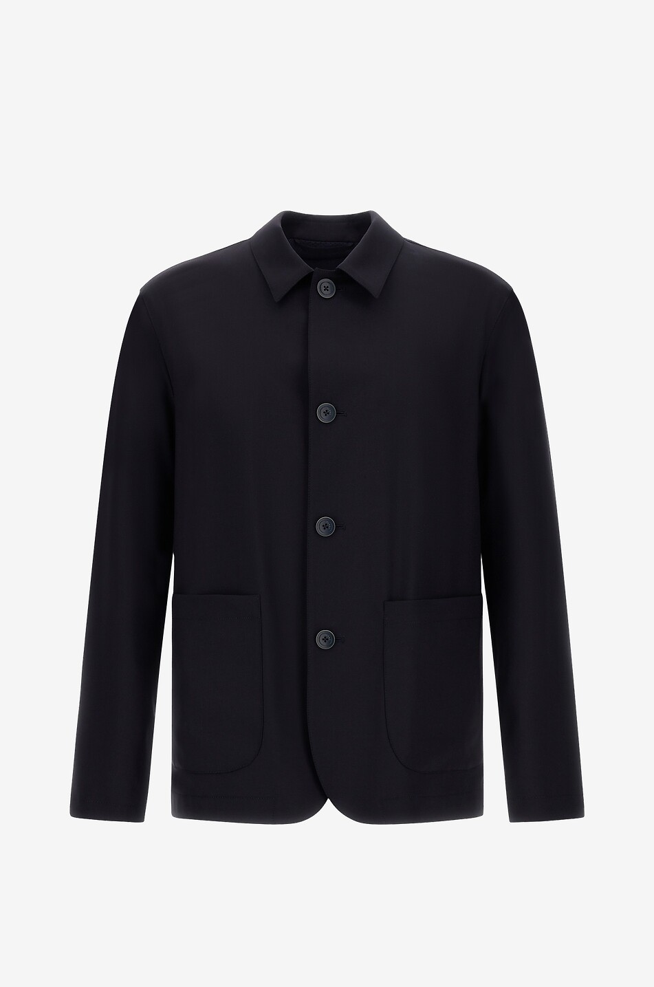 Light Stretch Wooly single-breasted lightweight blazer