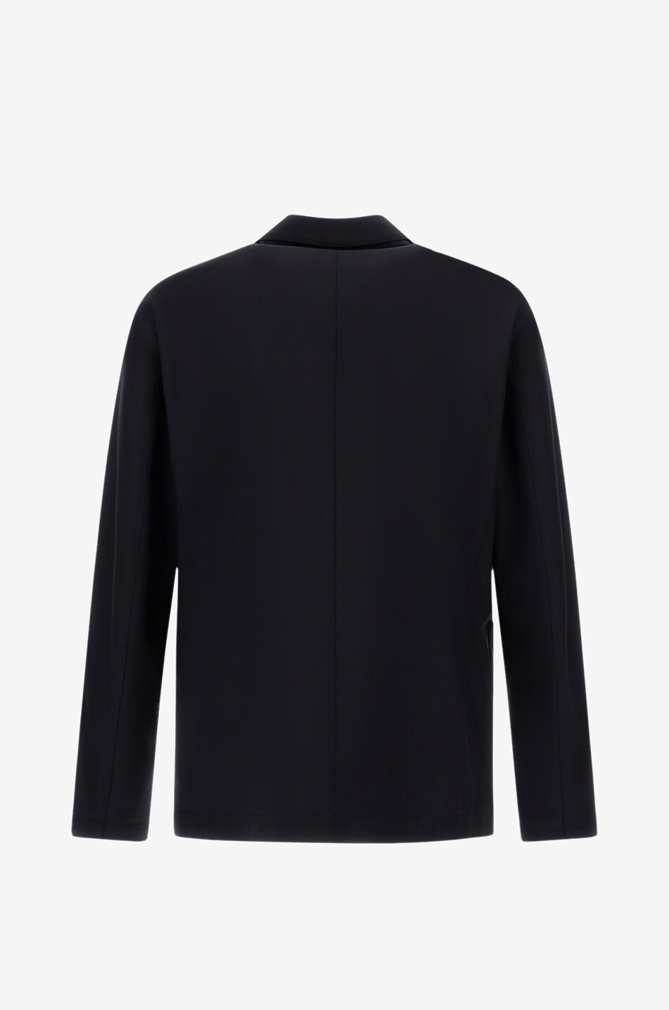 HERNO Light Stretch Wooly single-breasted lightweight blazer Men DARK BLUE 2