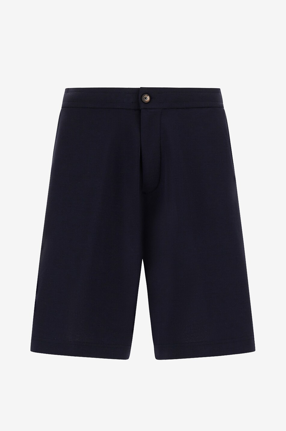 Knit Effect cotton jersey Bermuda shorts