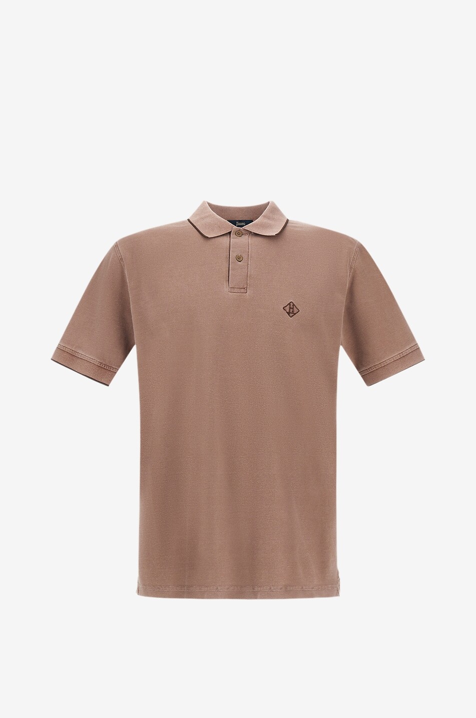 HERNO Kurzärmeliges Polohemd Herren MITTELORANGE 1
