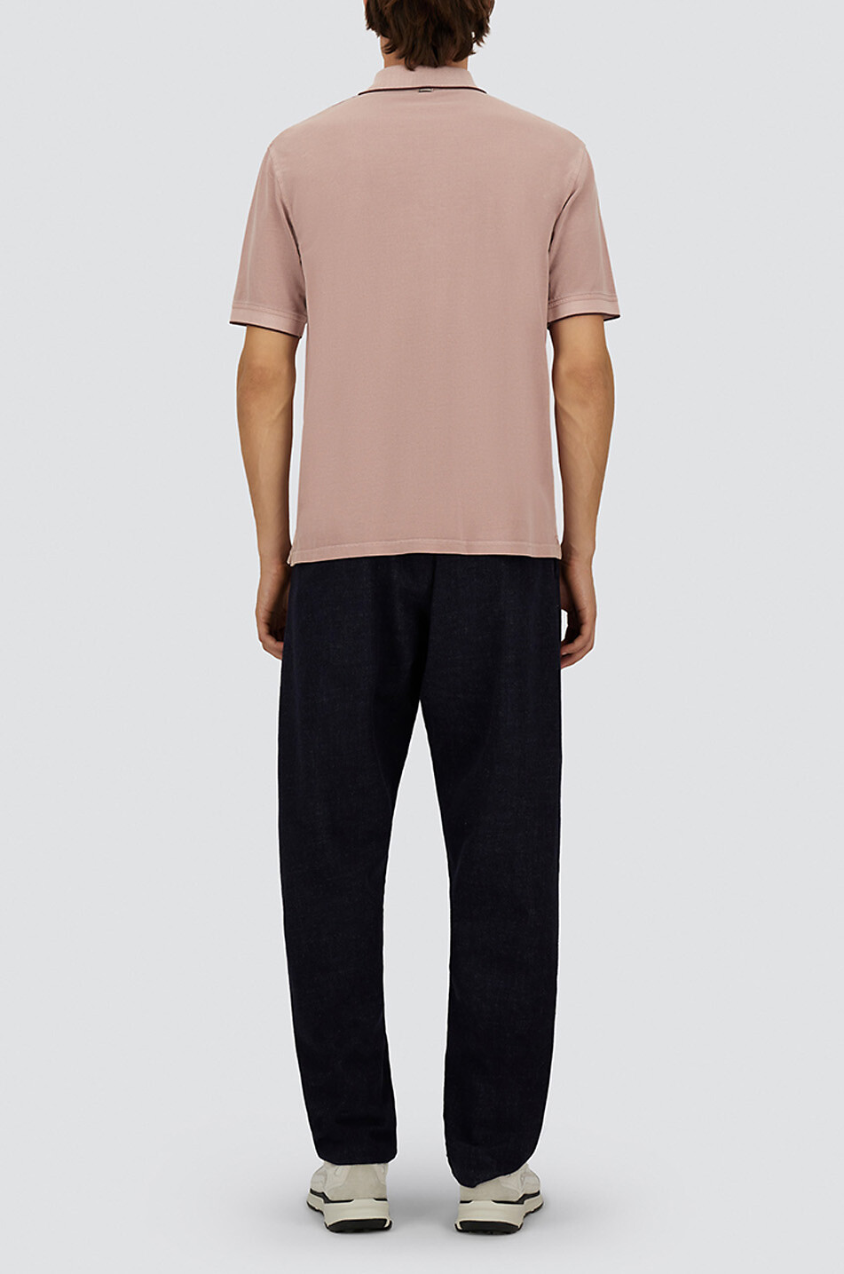 HERNO Kurzärmeliges Polohemd Herren MITTELORANGE 4