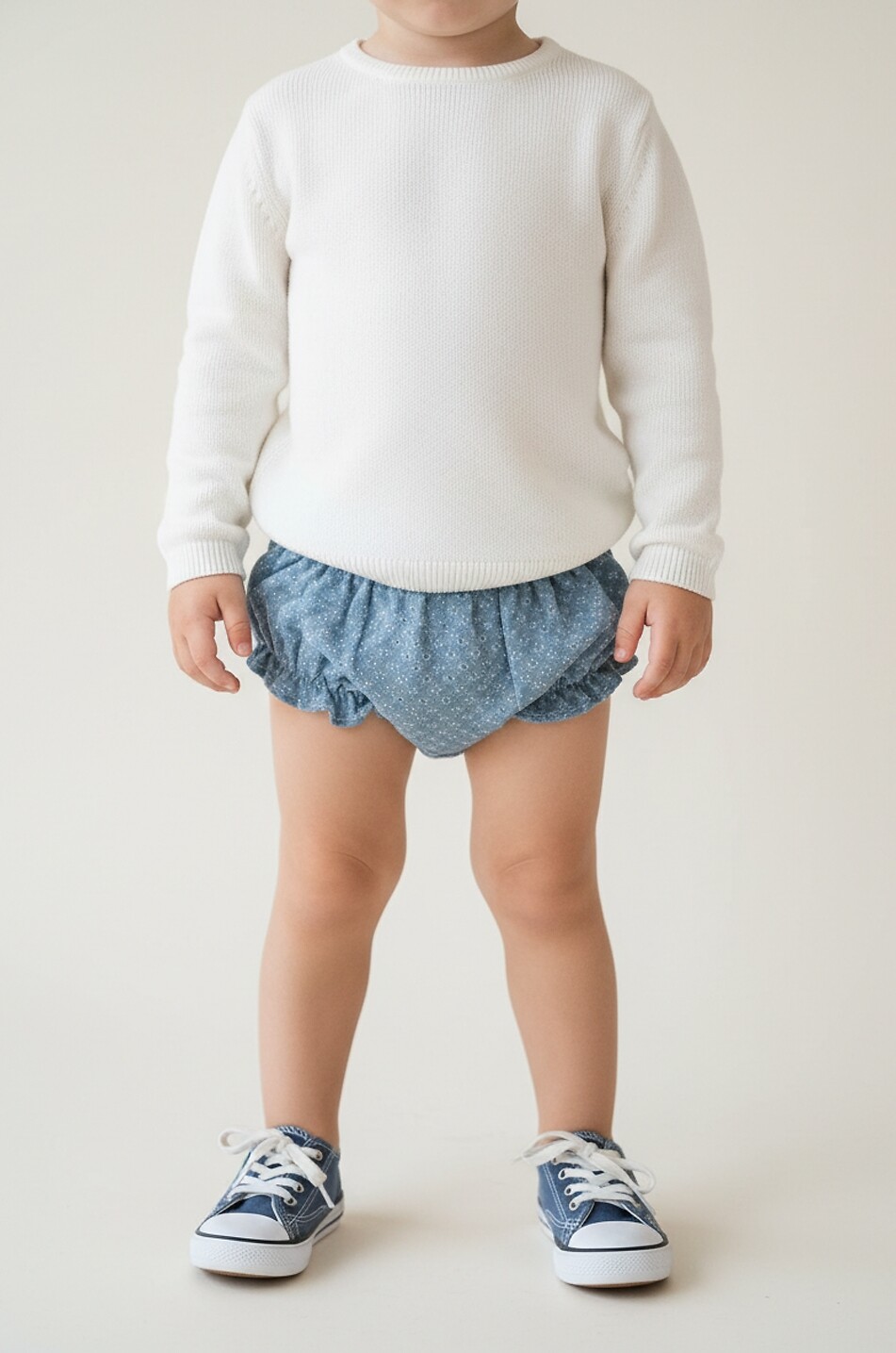 JOLI NOUS Bloomer bébé en coton biologique à imprimé fantaisie Bébé BLEU 2