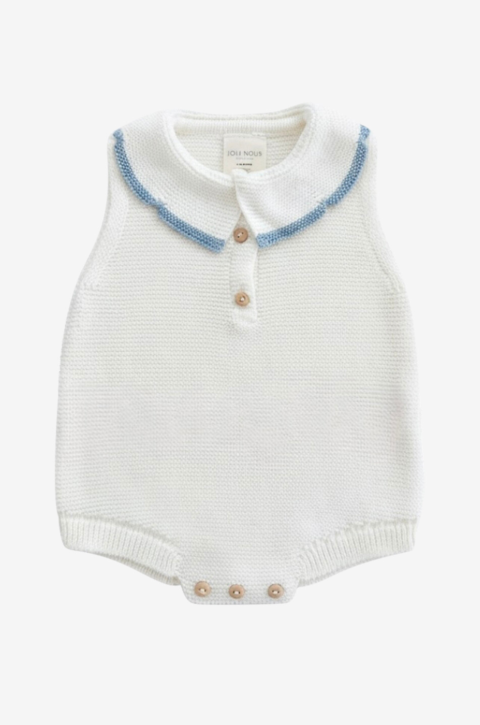 Barboteuse en maille coton biologique bébé
