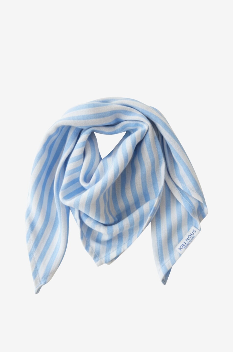 JOLI NOUS Foulard carré en coton biologique enfant Unisexe BLEU CLAIR 1