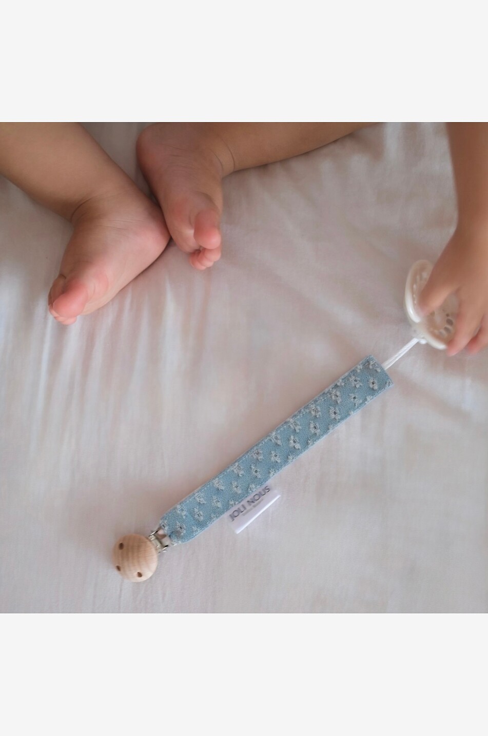 JOLI NOUS Fantasie-Schnullerhalter für Babys Baby BLAU 2