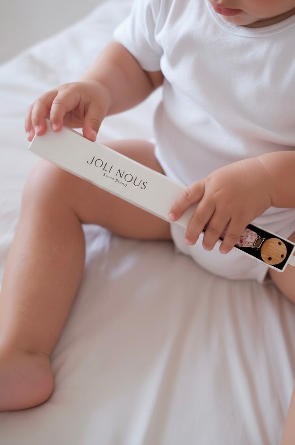 JOLI NOUS Attache-tétine fantaisie bébé Bébé ROSE 4