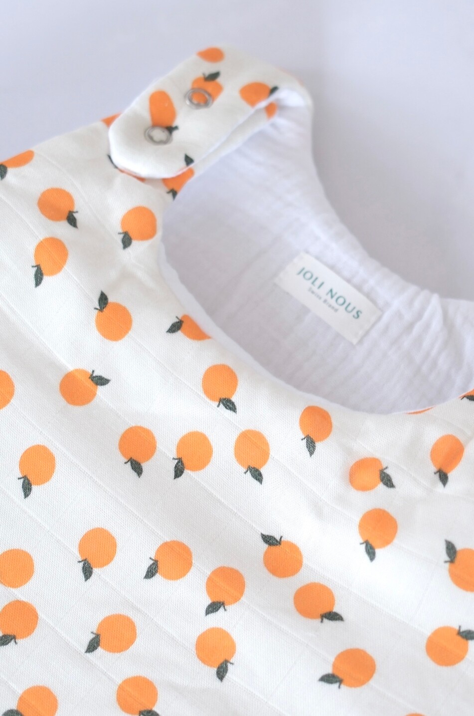 JOLI NOUS Baby reversible bamboo and cotton gauze sleeping bag Baby Light beige 3