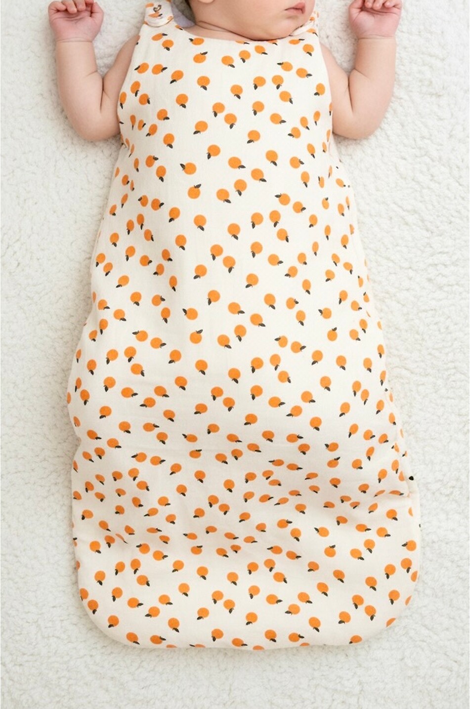 JOLI NOUS Baby reversible bamboo and cotton gauze sleeping bag Baby Light beige 2