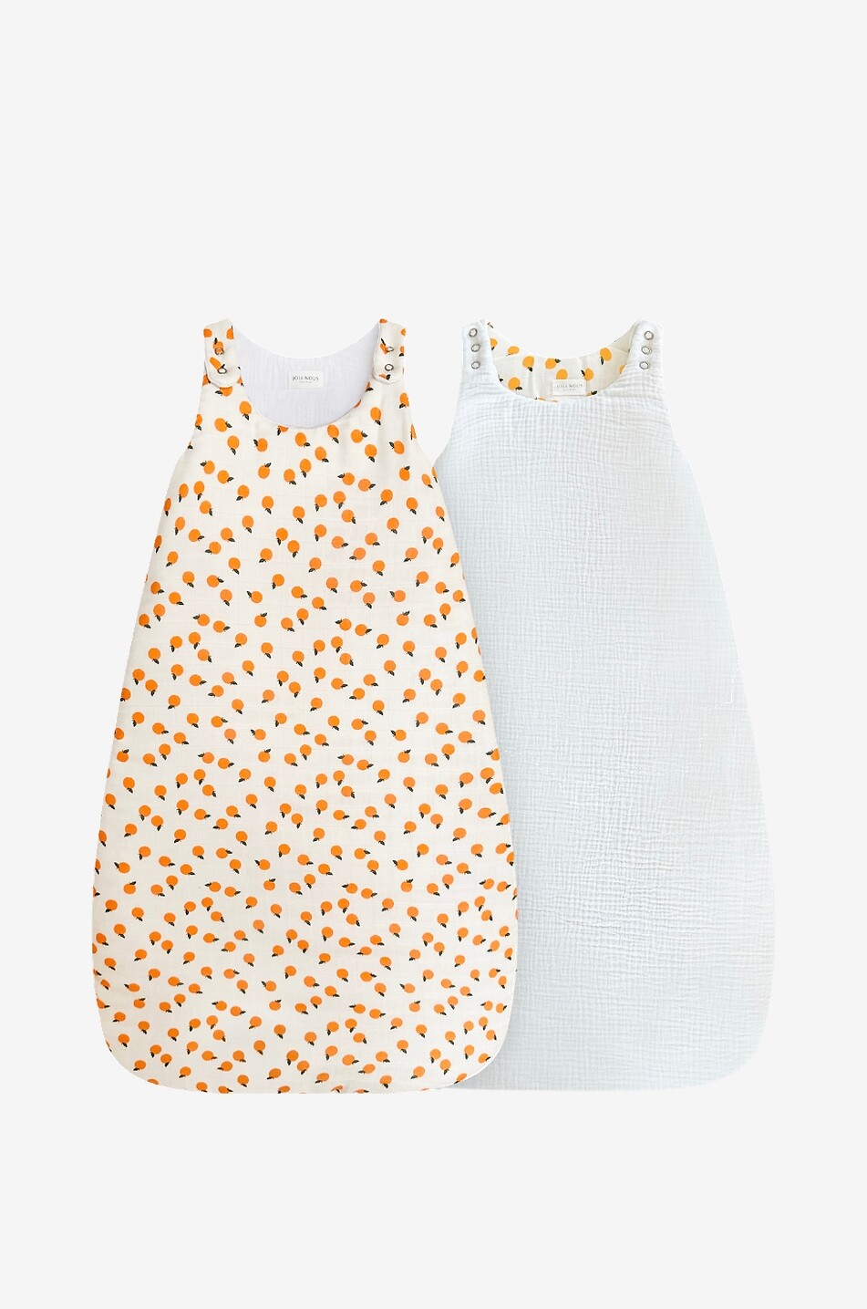 JOLI NOUS Baby reversible bamboo and cotton gauze sleeping bag Baby Light beige 1