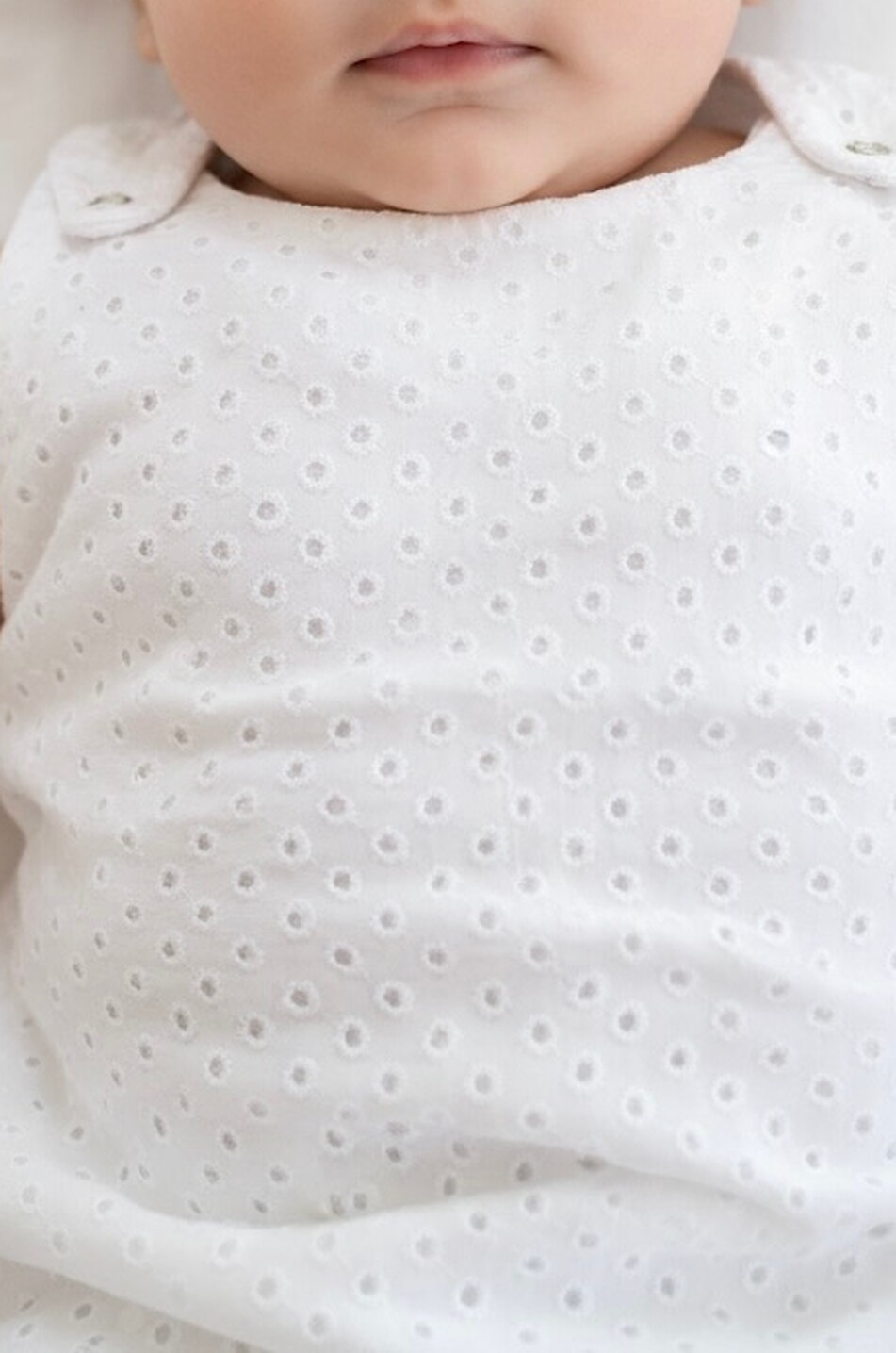 JOLI NOUS Baby reversible bamboo and cotton gauze sleeping bag Baby EGGSHELL 2
