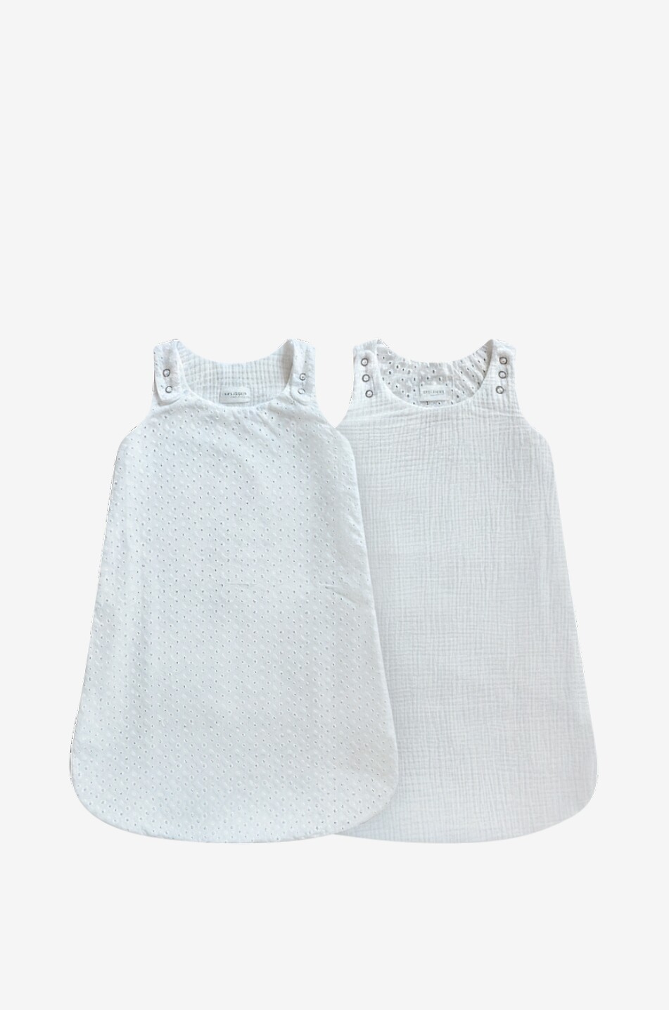 JOLI NOUS Baby reversible bamboo and cotton gauze sleeping bag Baby EGGSHELL 1