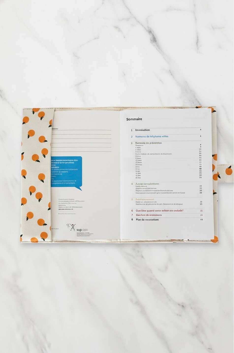 JOLI NOUS Printed cotton health record book cover Baby Light beige 3