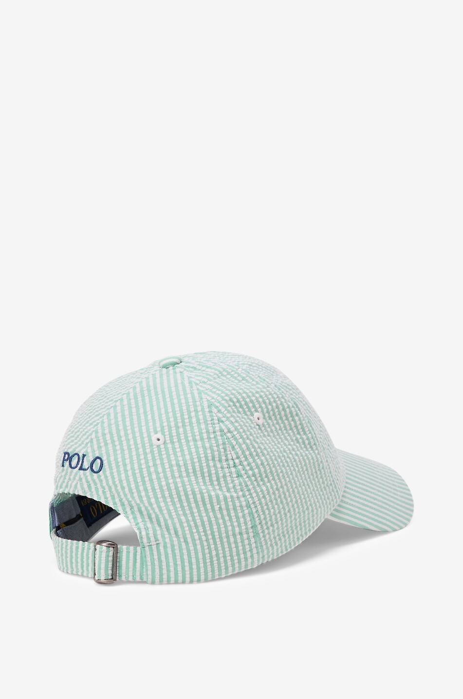 POLO RALPH LAUREN Pony seersucker baseball cap Men GREEN 2