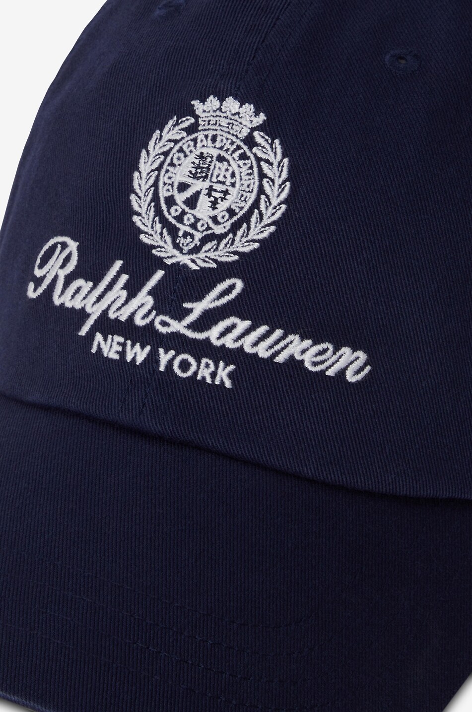 POLO RALPH LAUREN Ralph Lauren Crest cotton twill baseball cap Men DARK BLUE 3