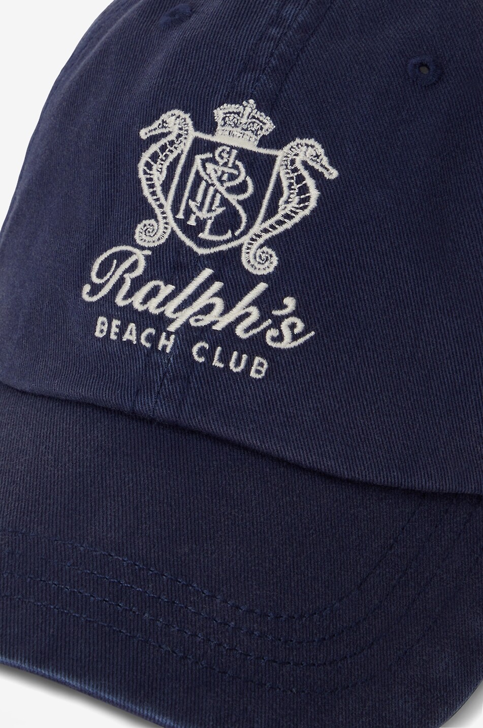 POLO RALPH LAUREN Ralph's Beach Club cotton twill baseball cap Men DARK BLUE 3