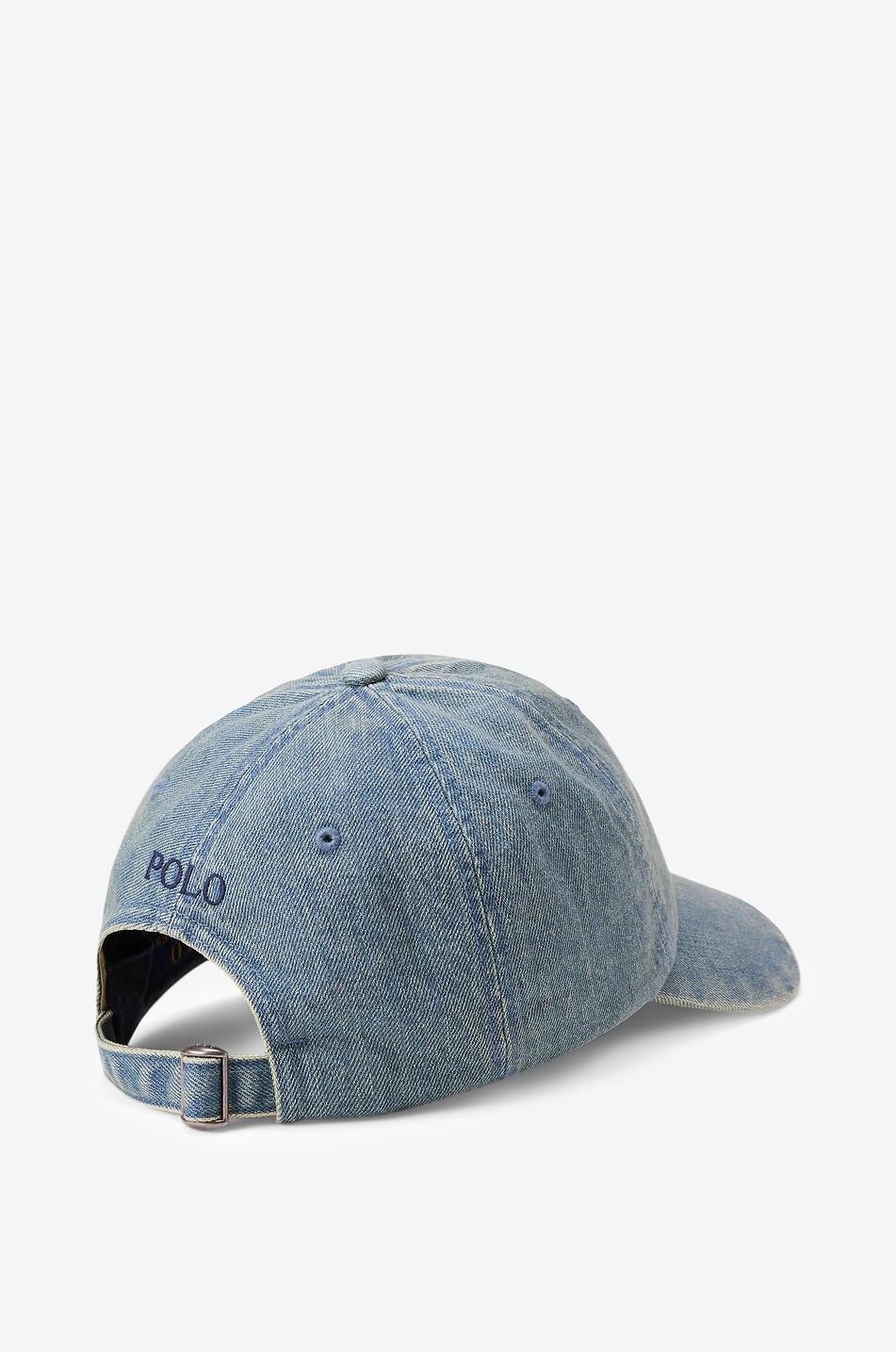 POLO RALPH LAUREN Casquette en coton denim à logo brodé Homme BLEU 2