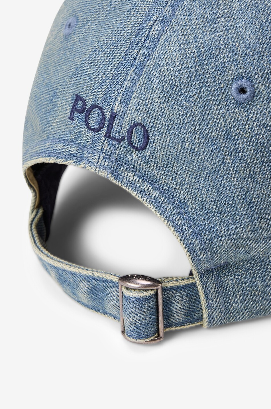 POLO RALPH LAUREN Casquette en coton denim à logo brodé Homme BLEU 3