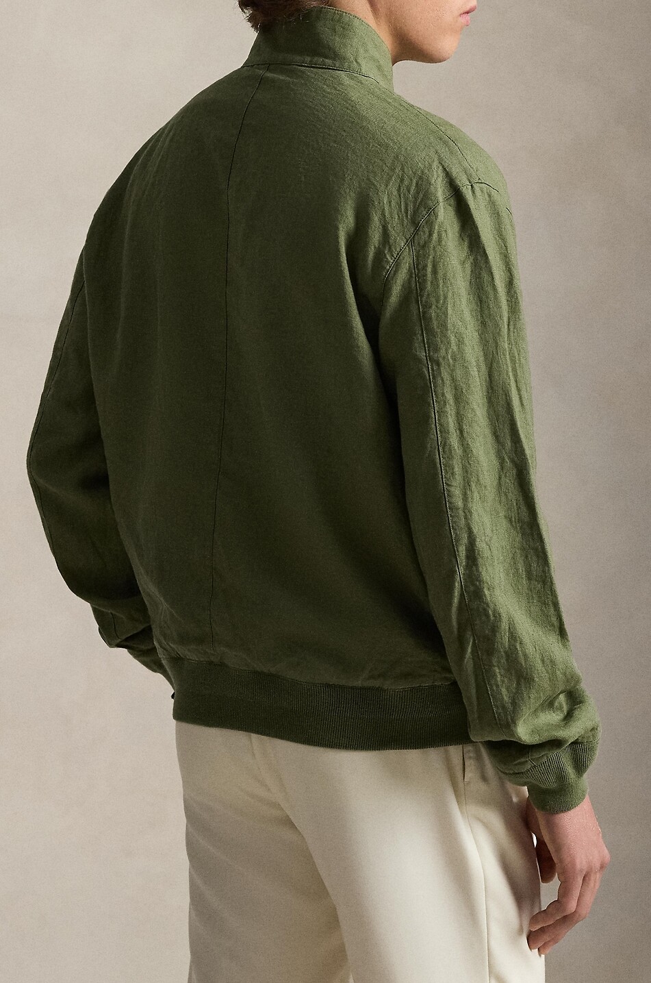 POLO RALPH LAUREN Bedford lightweight linen jacket Men DARK GREEN 3