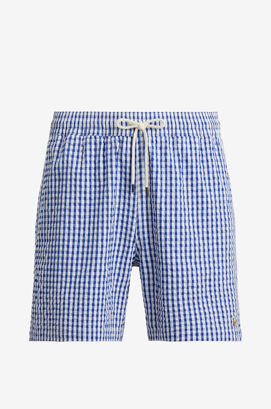 Seersucker-Badeshorts mit Vichykaros Traveler