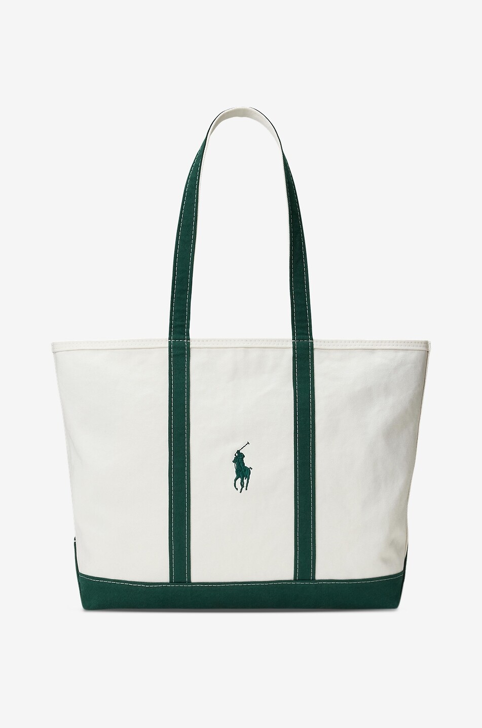 POLO RALPH LAUREN Wimbledon cotton tote bag Men WHITE 2