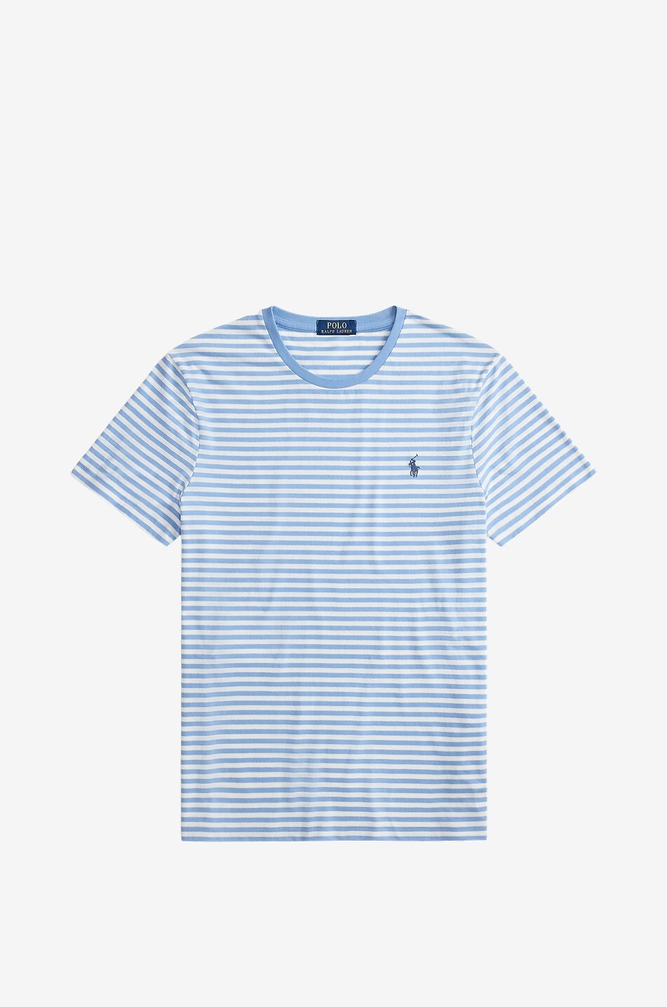 Pony Custom Slim Fit striped cotton short-sleeved T-shirt