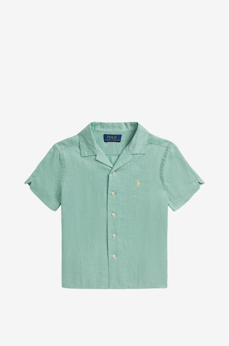 Pony linen short-sleeved boy's shirt