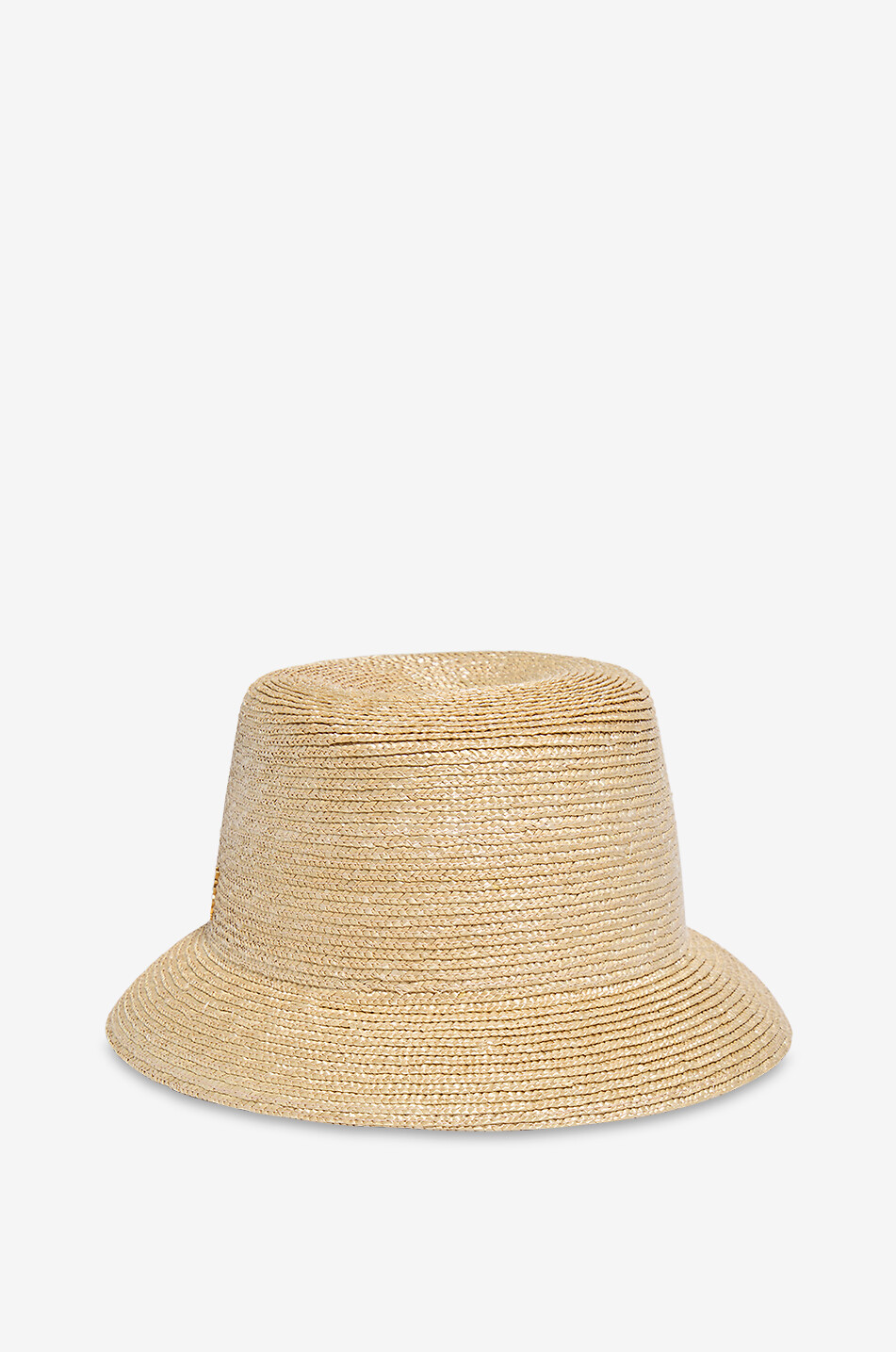 SAINT LAURENT PARIS Bob en paille Cassandre Femme Beige Foncé 1