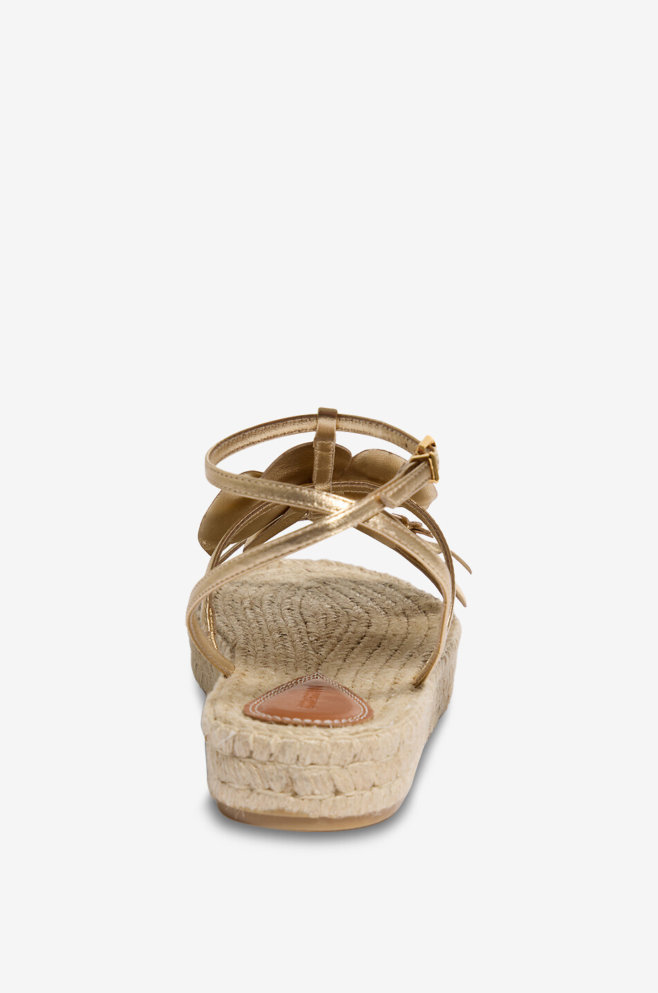ZIMMERMANN Flache Espadrilles aus Metallicleder Orchid Damen GOLDEN 4