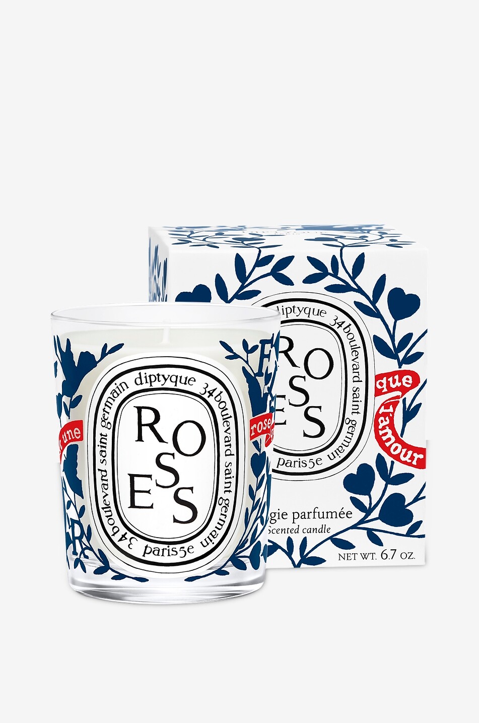 DIPTYQUE Duftkerze Roses - Limitierte Ausgabe Valentinstag - 190g Haus Farblos 2