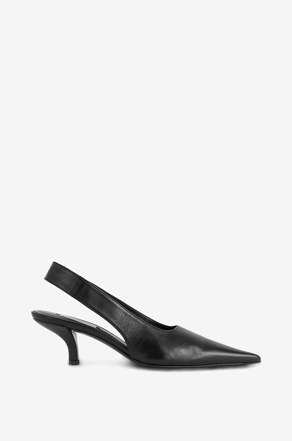 Slingback-Pumps aus Glattleder Classic Garderob 55