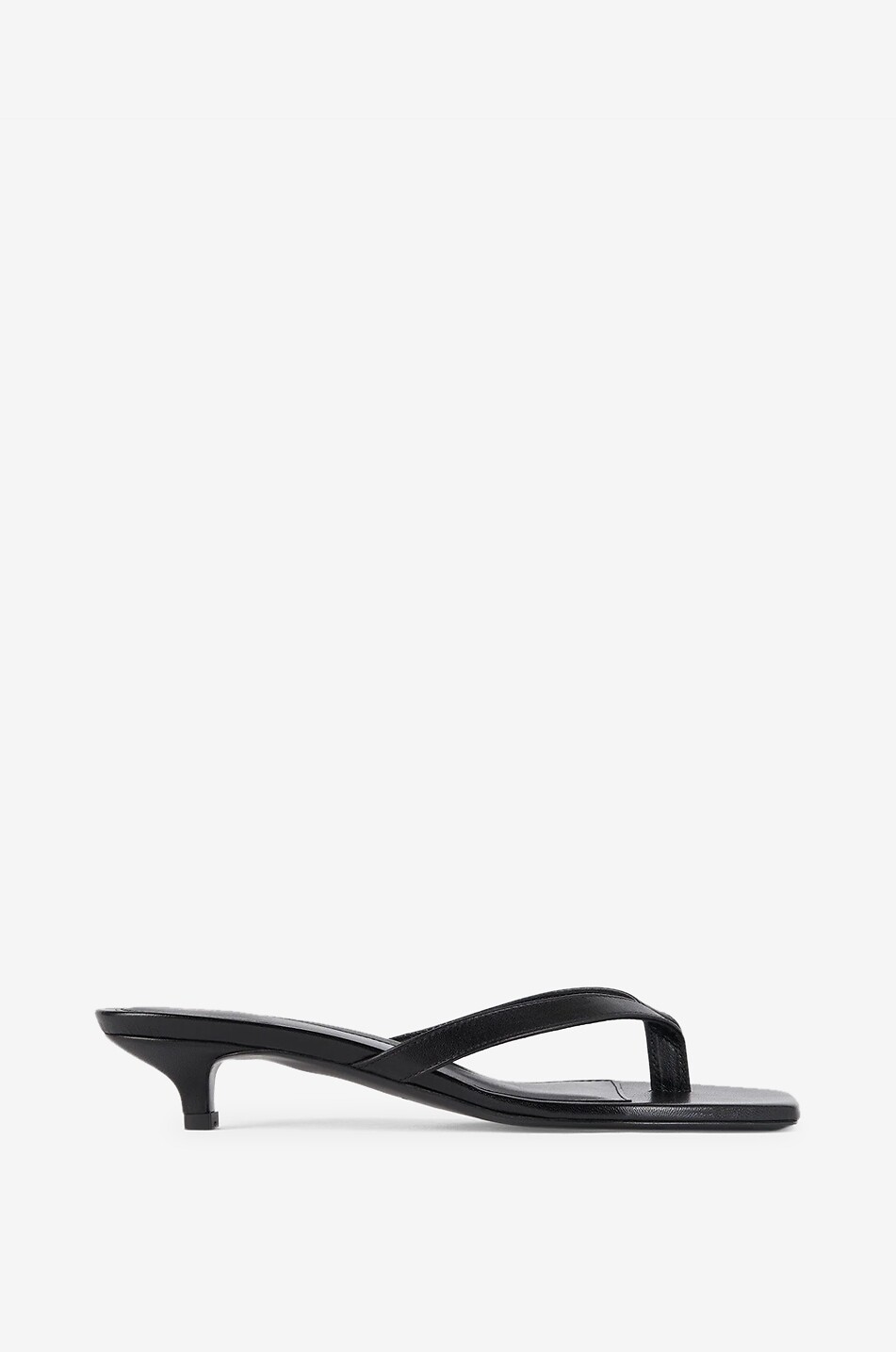 TOTEME Flip-Flops mit Absatz aus Glattleder 35 Damen SCHWARZ 1