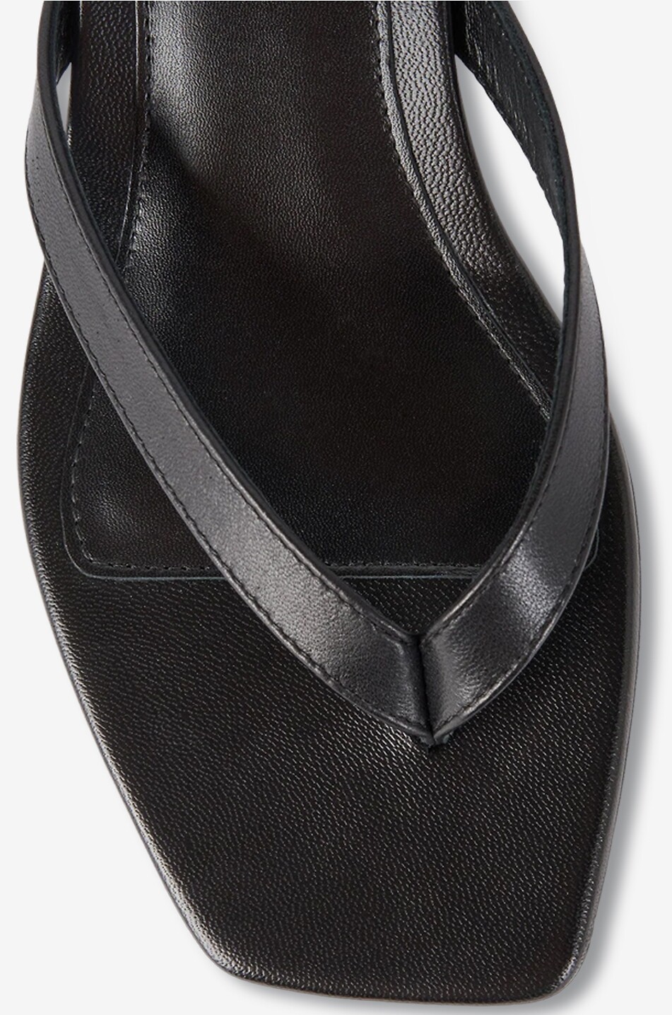 TOTEME Flip-Flops mit Absatz aus Glattleder 35 Damen SCHWARZ 4