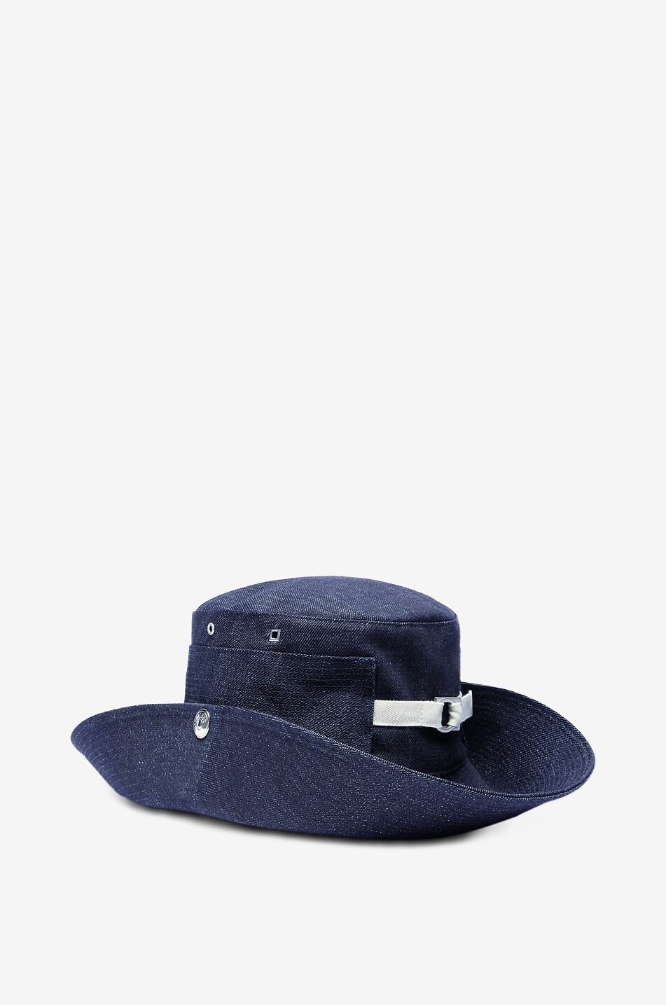 JACQUEMUS Le Bob De Nîmes denim bucket hat Women DARK BLUE 2