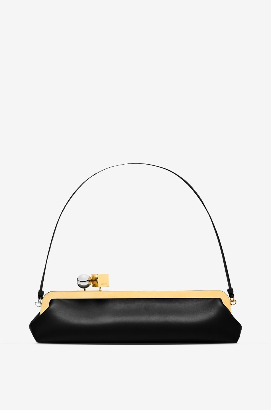 JACQUEMUS Handtasche aus Glattleder La Pochette Salon Damen SCHWARZ 1