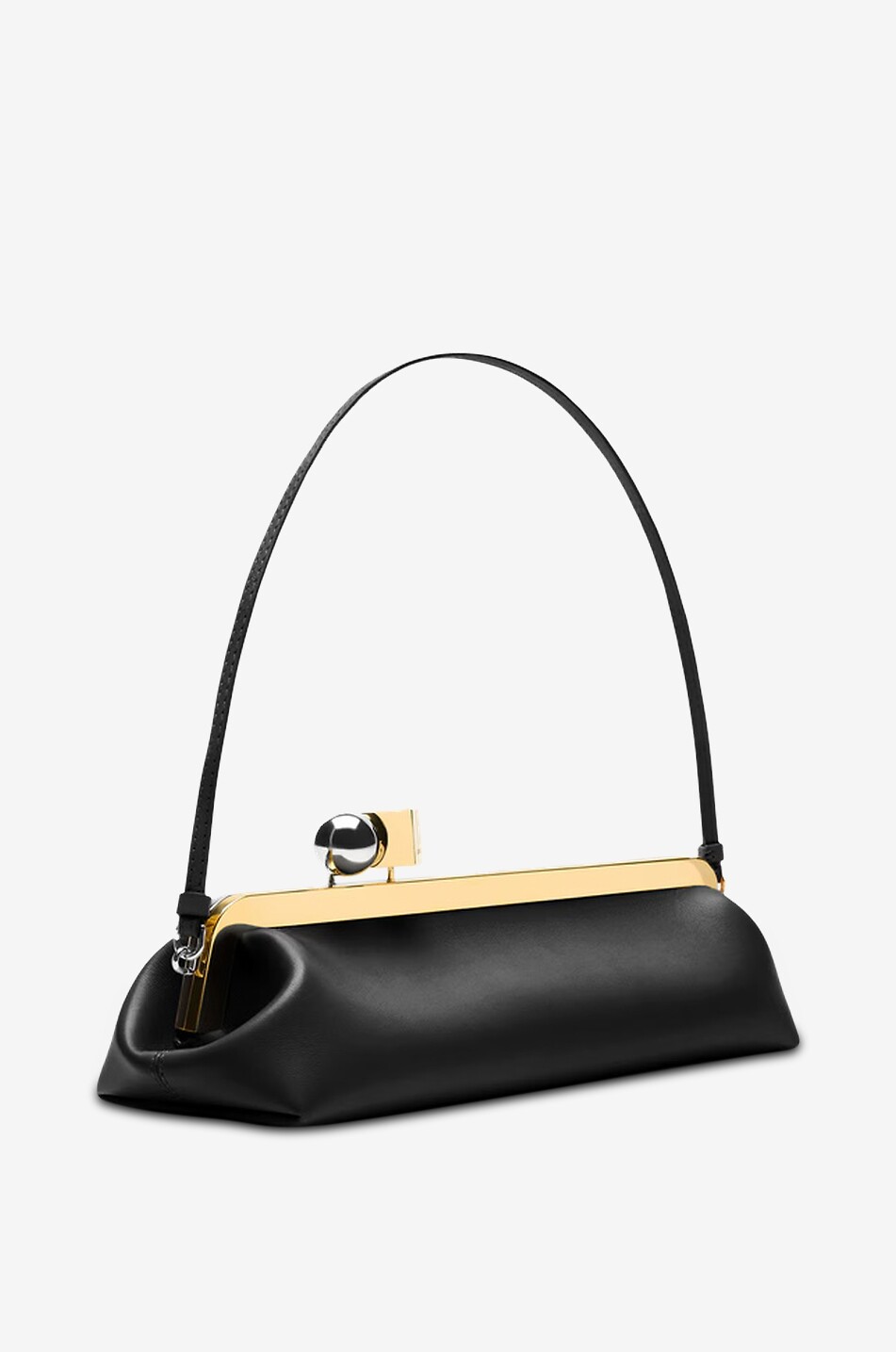JACQUEMUS Handtasche aus Glattleder La Pochette Salon Damen SCHWARZ 2