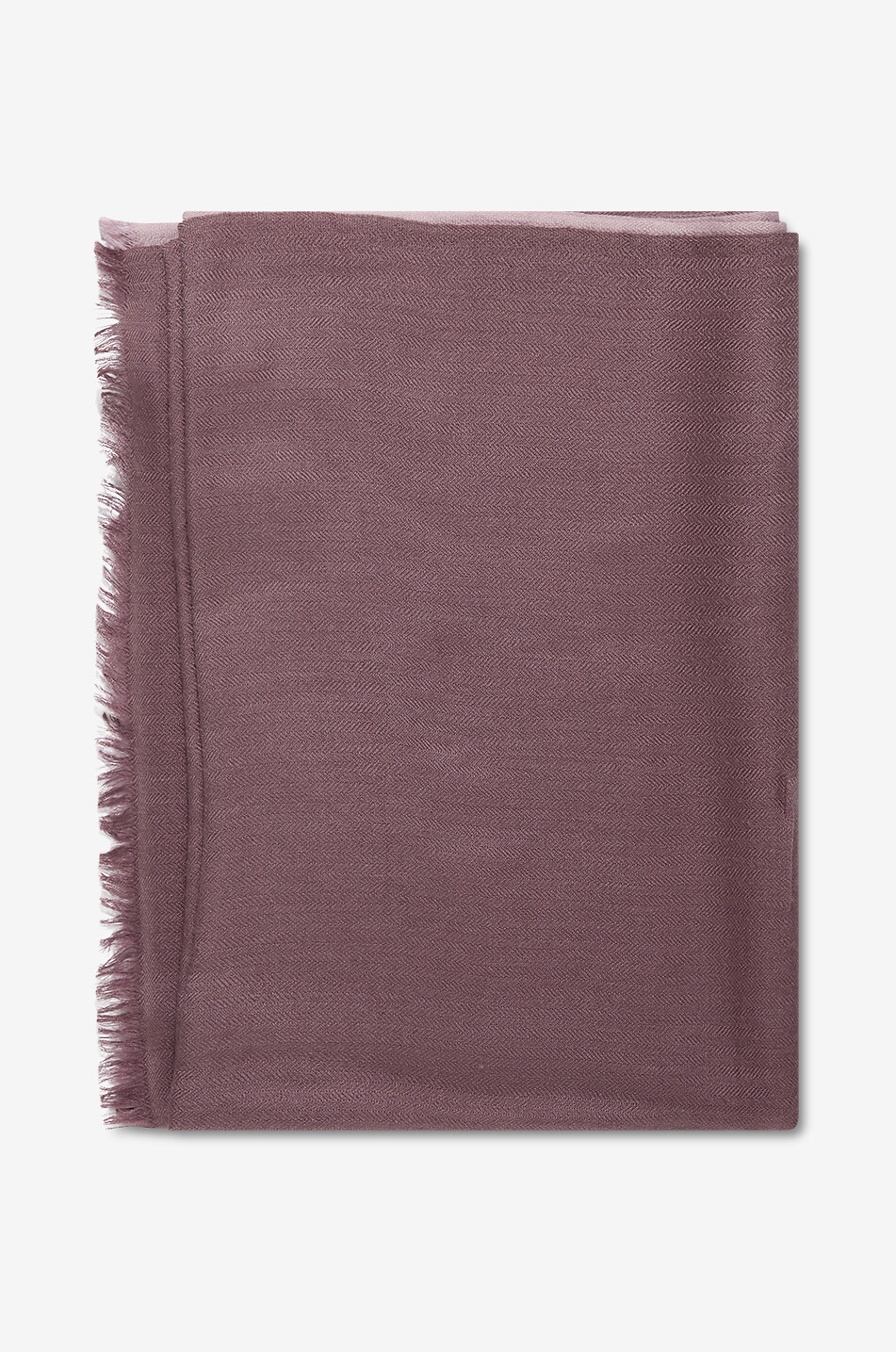 HEMISPHERE Écharpe fine en cachemire et soie Farell Ombre Homme VIOLET MOYEN 1