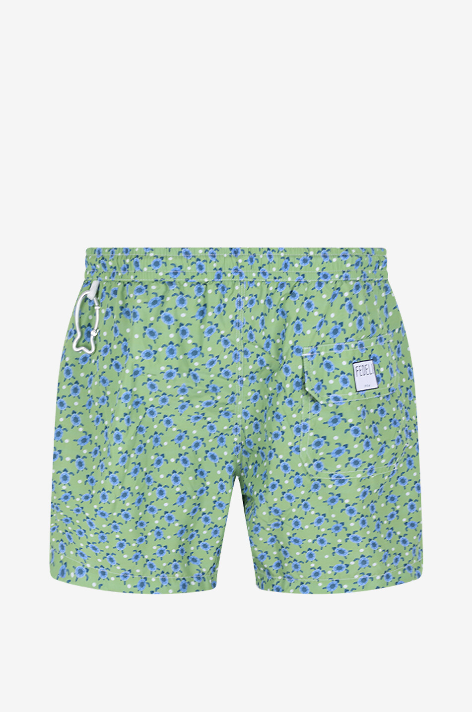 FEDELI Short de bain à imprimé Madeira Airstop Homme VERT 2