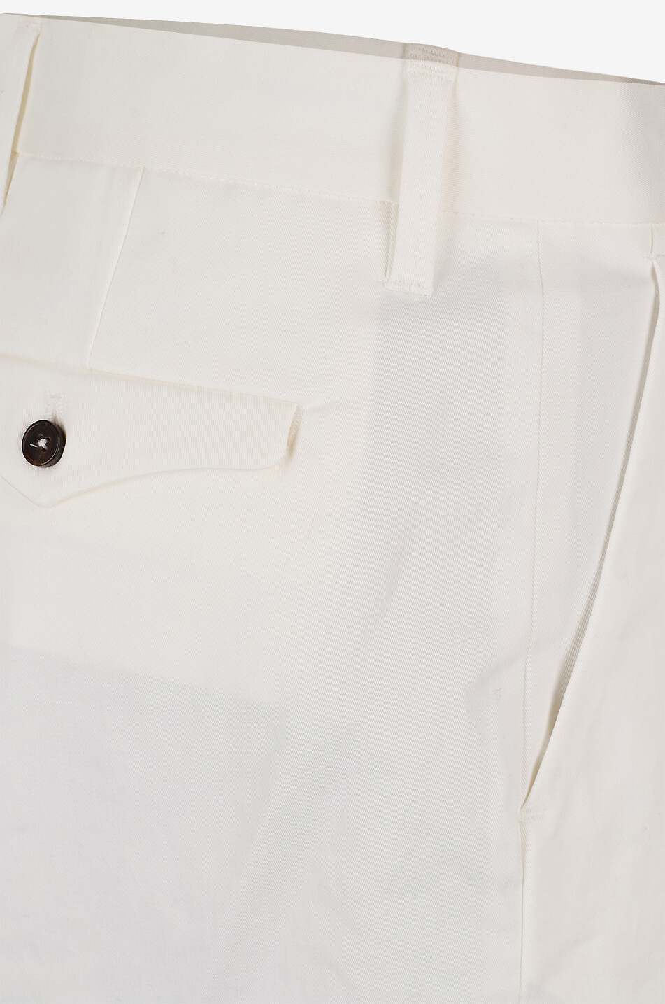 HEMISPHERE Straight cotton cropped trousers Women WHITE 3