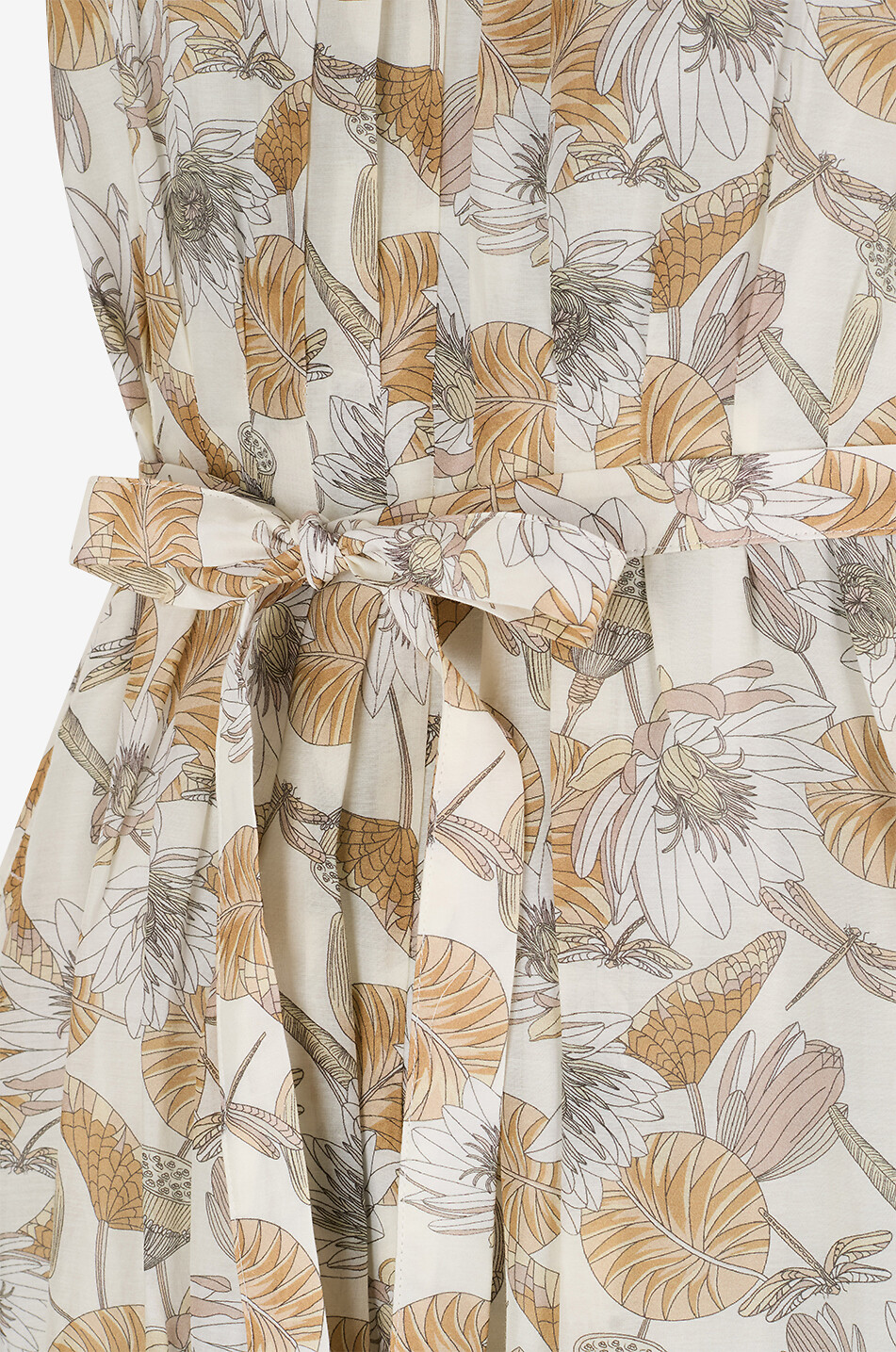 HEMISPHERE Robe midi évasée en voile fleuri sans manches Lacuz Femme MULTICOLORE 3