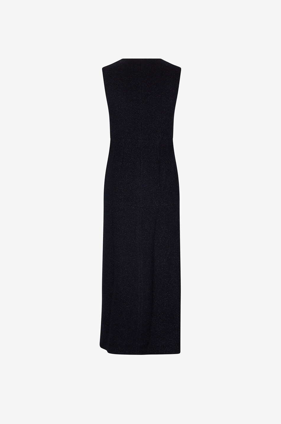 LIBEROWE Avery shimmer tweed sleeveless midi dress Women DARK BLUE 2