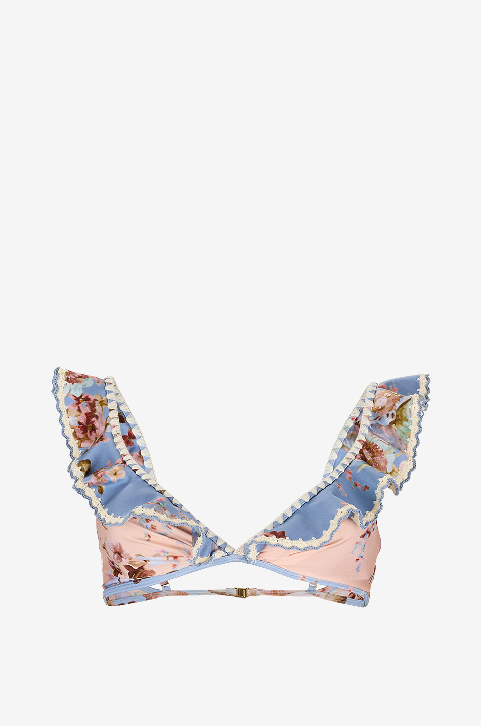 ZIMMERMANN Awaken floral one-piece swimsuit Women LIGHT BLUE 1