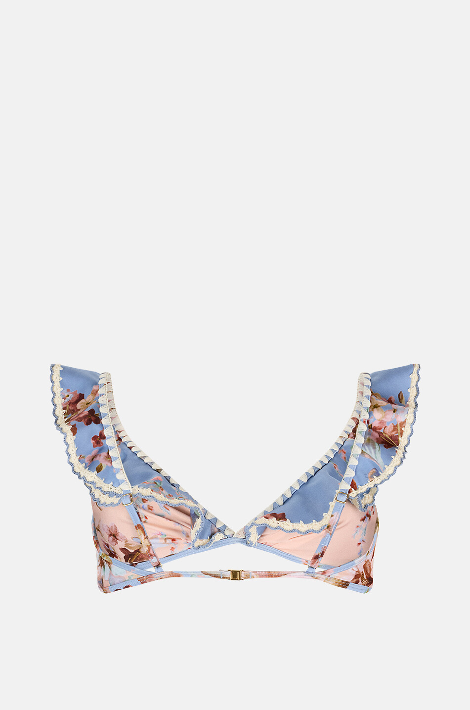 ZIMMERMANN Awaken floral one-piece swimsuit Women LIGHT BLUE 2