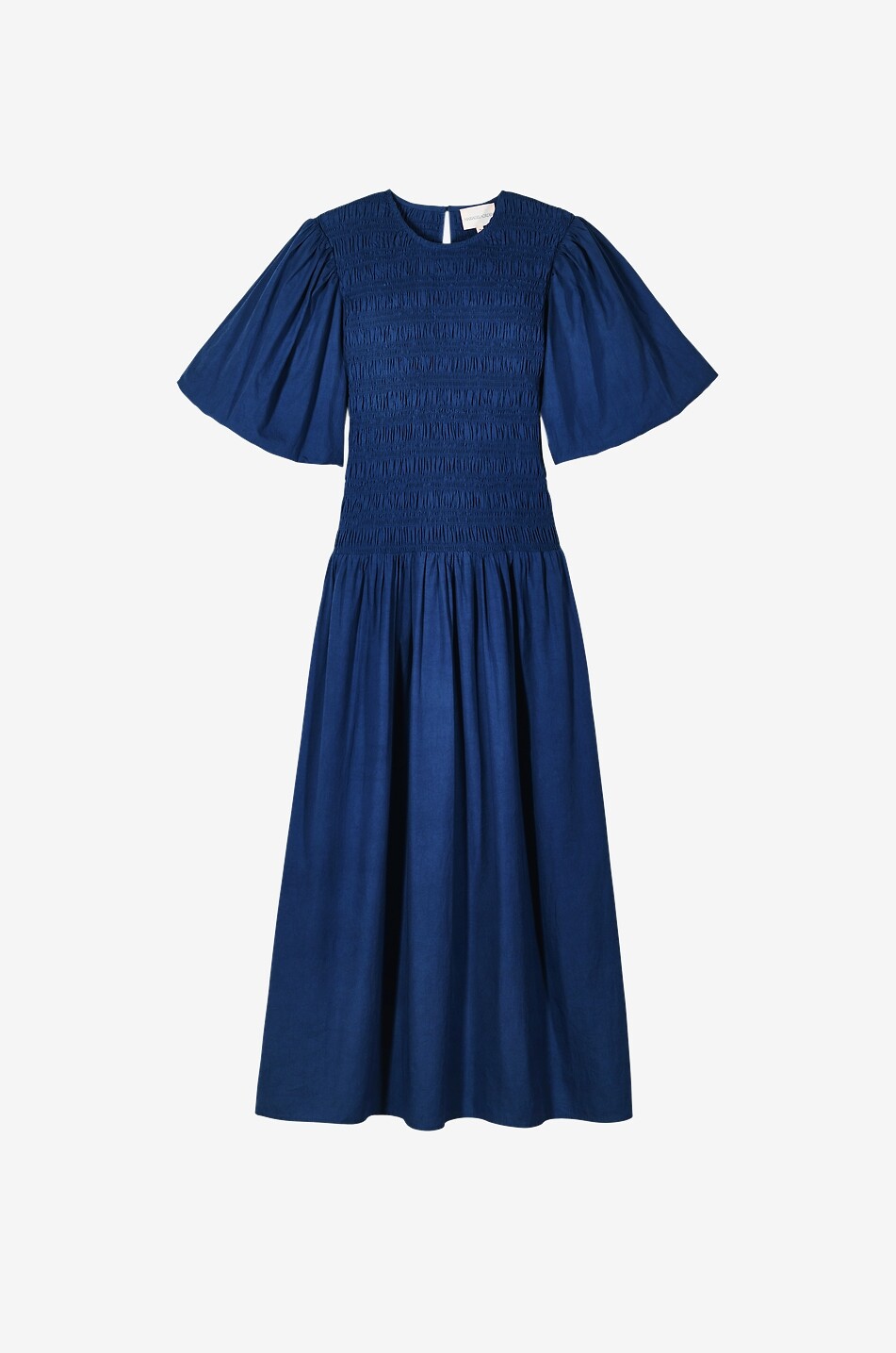 Diana smocked cotton midi dress
