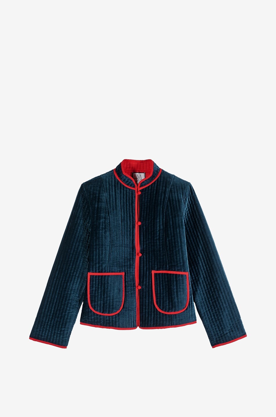 MARIA DE LA ORDEN Jacke aus Cordsamt mit Stehkragen Fittonia Damen DUNKELBLAU 1