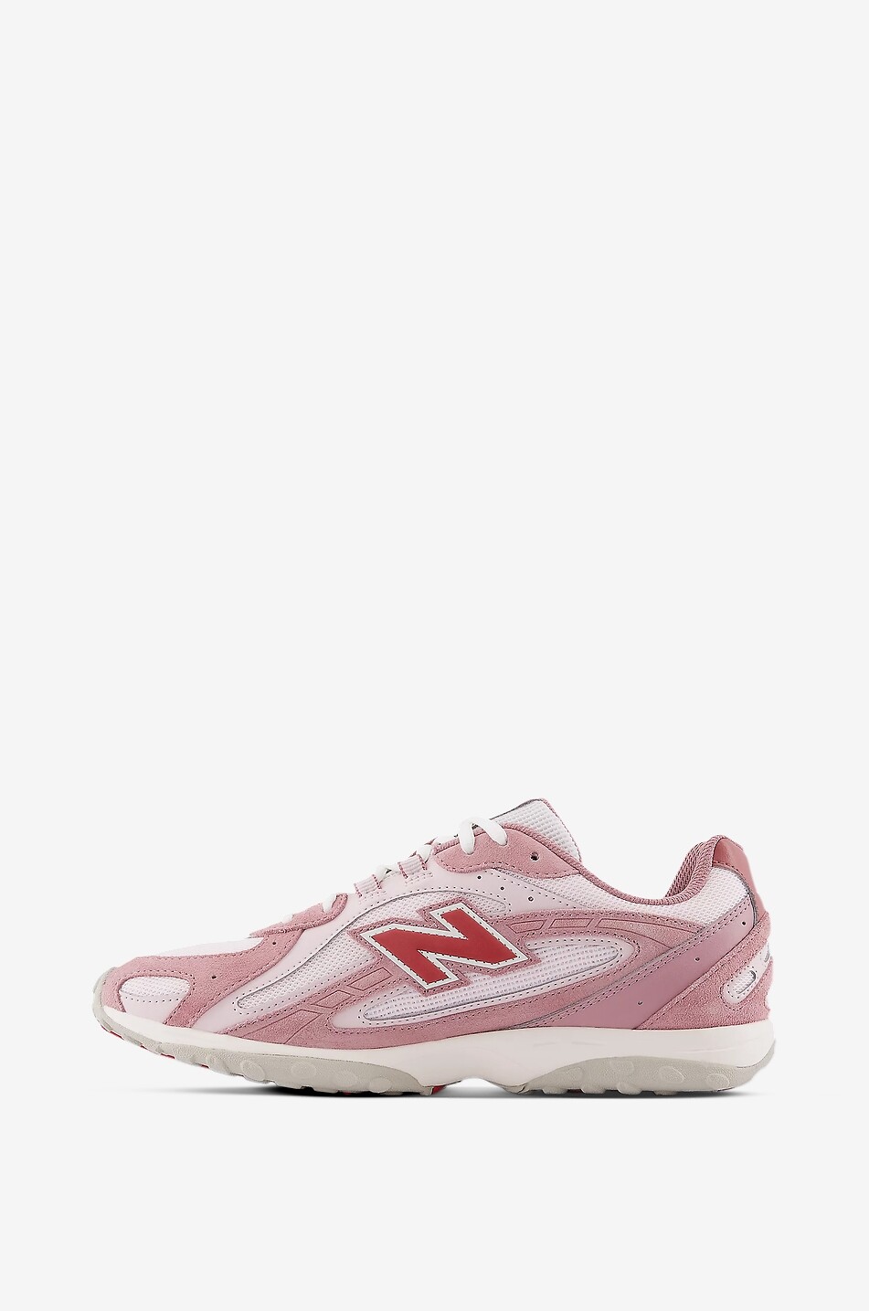 NEW BALANCE Niedrige Schnürsneakers aus Stoff und Leder 204L Damen ROSA 3